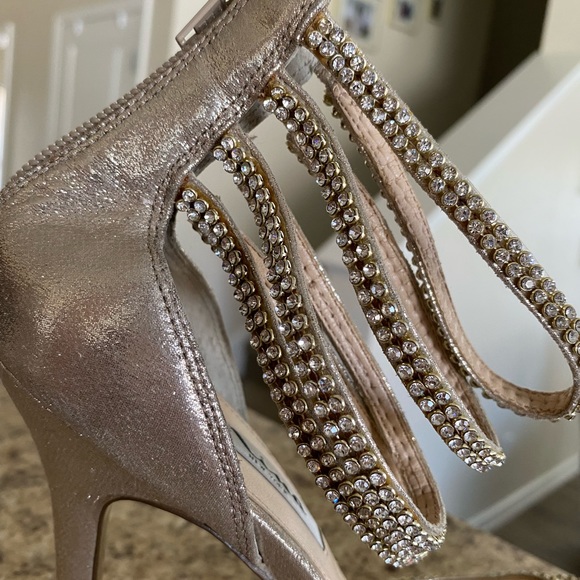 Nina New York Jeweled Ankle Strap Heels - Picture 15 of 15